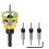 6-Piece Countersink Drill Bit Set, Pre-Drilling and Countersinking in One Step, with Depth Stop, 1/4 Inch Hex Shank 1