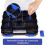 Tools Storage Box Organizer Double Side Hardware Organizers with Removable Plastic Dividers for Screws Nuts Nails Bolts 5