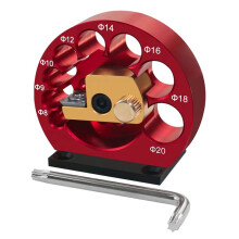 8-Gaten Verstelbare Deuvelmakermal 8 mm-20 mm Hardmetalen Houtbewerking Elektrische Boor Frees Deuvel Ronde Staaf Hulpgereedschap