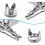 5 Pcs Airbrush Needle-Caps Replacement Universally Applicable Airbrush Tips Accessories for Different Spraying Effects 6