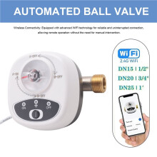 WIFI Valve Controller APP Remote Control Water Shutoff Wireless Automated Valve for EWeLink EU Plug DN15