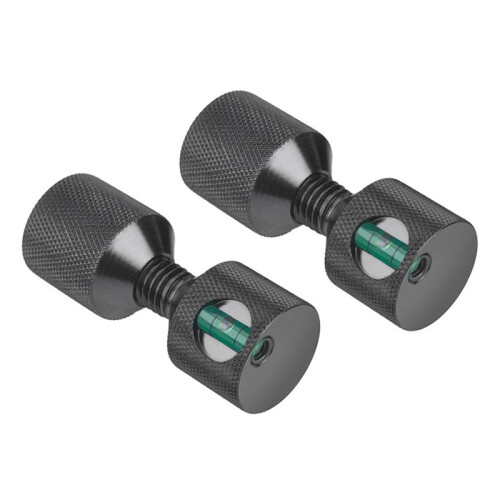 2 Peças de 1-1/8 Polegadas de Pino de Alinhamento de Flange de Alumínio com Dois Furos, Pinos de Posicionamento de Gradiente com Dois Furos para 1