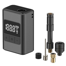 Draagbare  Elektrische Fietspomp 120 PSI 1300 MAh Elektrische Fiets Luchtpomp USB-C Oplaadbare Hogedrukpomp