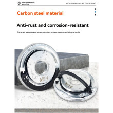 M14 Self-Locking Pressure Plate for Angle Grinder Tool-Free Quick Release Carbon Steel Rust-Proof No Wrench Needed