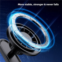 Support de Téléphone Portable pour Chariot de , Support Magnétique Rotatif à 360 pour Téléphone Portable, pour Bateau, Réfrigérateur, Salle de