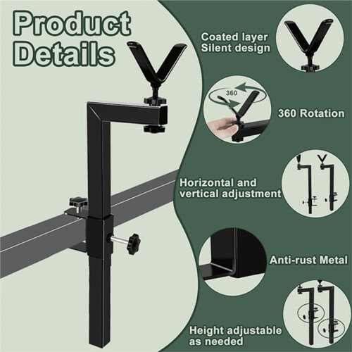 Portable Hunting Tree Stand Shooting Rest, Height Angle Adjustable Hunting Rifle A 2