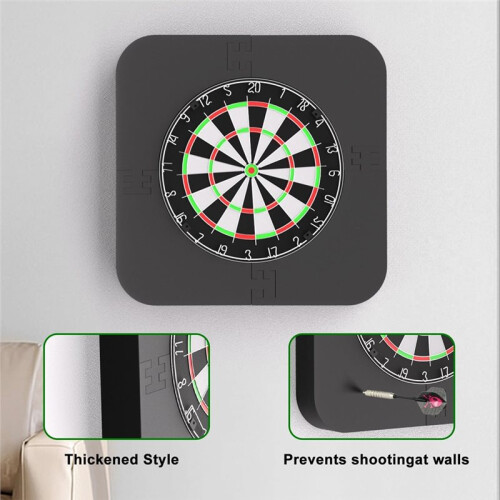 Dartboard Protective Ring, Heavy Duty EVA Dartboard Wall Protector for All Standard Size Dartboards 2