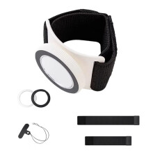 360Rotatable Running Armband Mount for Smartphone Magnetic Wrist Phone Holder Armband with Mirror for Cellphone B