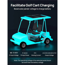 MPPT Boost Solar Elektrische Voertuig Laadregelaar 18V Laden 24V 48V 72V 900W Boost RV  Auto Zonne-Controller