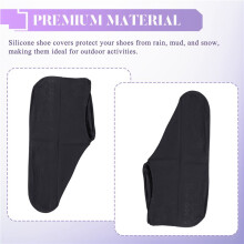 25 Pares de Cubrezapatos Impermeables, Antideslizantes, de Silicona, para Ciclismo Al Aire Libre. Ideales para Todos.