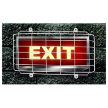 Emergency Exit Light Protective Guard 420x220x40mm Metal Wall Emergency Light Wire Guard Mount Wire Cover