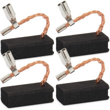 4 Peças Escova de Carbono Compatível para DWP611 Cable 450 Router, Substituição para DWP611PK, A27343 (6X9X19.5mm)