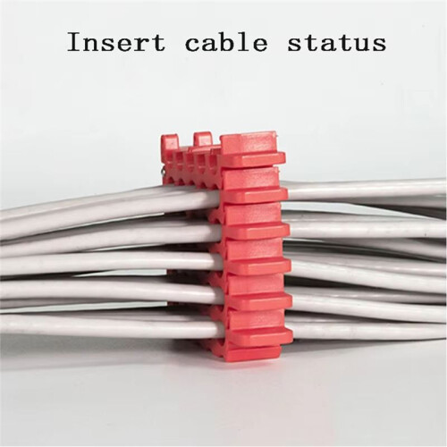 Cable Organizing Tool Network Cable Bundle, Wire Comb for Data Center, Server Rooms and Machine Room Cat5 Cat6 Cat7 2