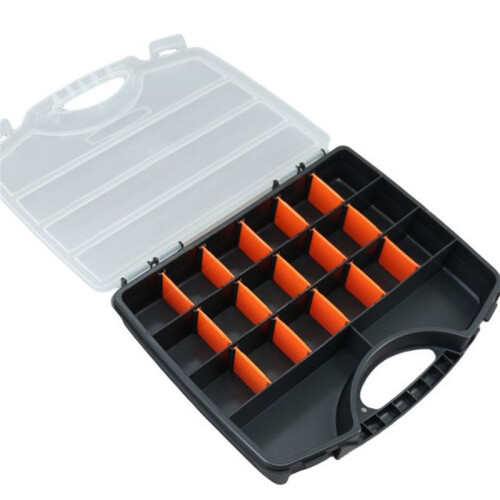 Portable Plastic Parts Box Screw Hardware Storage Box Material Compartment Boxes Electronic Component Tool Box