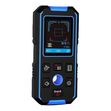 NF-518 Metal Detector LCD Display Wall Scanner with Positioning Hole for AC Live Cable Wires Metal Wood Stud Find