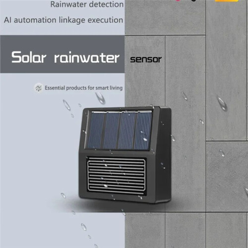 Home Zigbee Solar Rain Sensor Wireless App Control Real- Rain Detection for Garden Automation 1