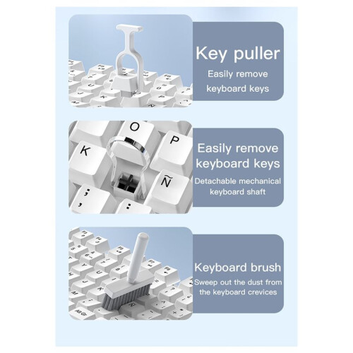22-in-1 Computer Keyboard Pad Cleaning Set, A Multi-Functional Cleaning Tool Set for Notebook Keyboard Cleaning Pads 1