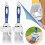 2pcs Comfortable Handle Edging Color Separation Brush with Detachable Baffle Hanging Paint Brush 3