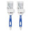 2pcs Comfortable Handle Edging Color Separation Brush with Detachable Baffle Hanging Paint Brush 2