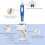 2pcs Comfortable Handle Edging Color Separation Brush with Detachable Baffle Hanging Paint Brush 5
