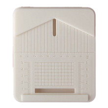 Soft Ceramic Punching Auxiliary Tool Drilling Dust Box DIY Jewelry Punching Positioning Polymer Clay Tool White