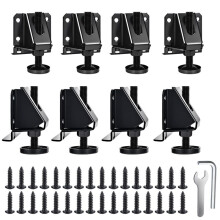 Heavy Duty Leveling Feet, 8 Pack Adjustable Furniture Levelers with 2640 LB Capacity, 2Inch Height Adjustment
