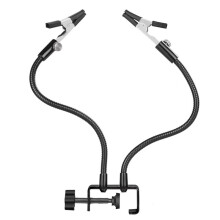 Metal Welding Holder, 2PCS Flexible Arms Soldering Third Helping-Hand PCB Stand Clamp Table Spring Tube Repairing Tool