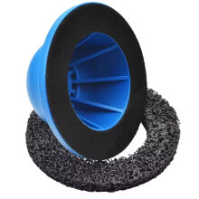 Escova de Cubo de Roda (150 mm, 1/2 Polegada), Lixadeira de Cubo de Roda, Limpeza de Ferrugem, Polimento de Rotor/Aro e Disco de Lixamento
