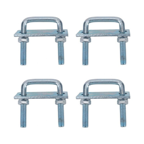 4 Pack Leaf Spring Clamp Kit Fits Leaf Springs  Locks Leaf Springs Together for Stabilizing Provides Better L 1