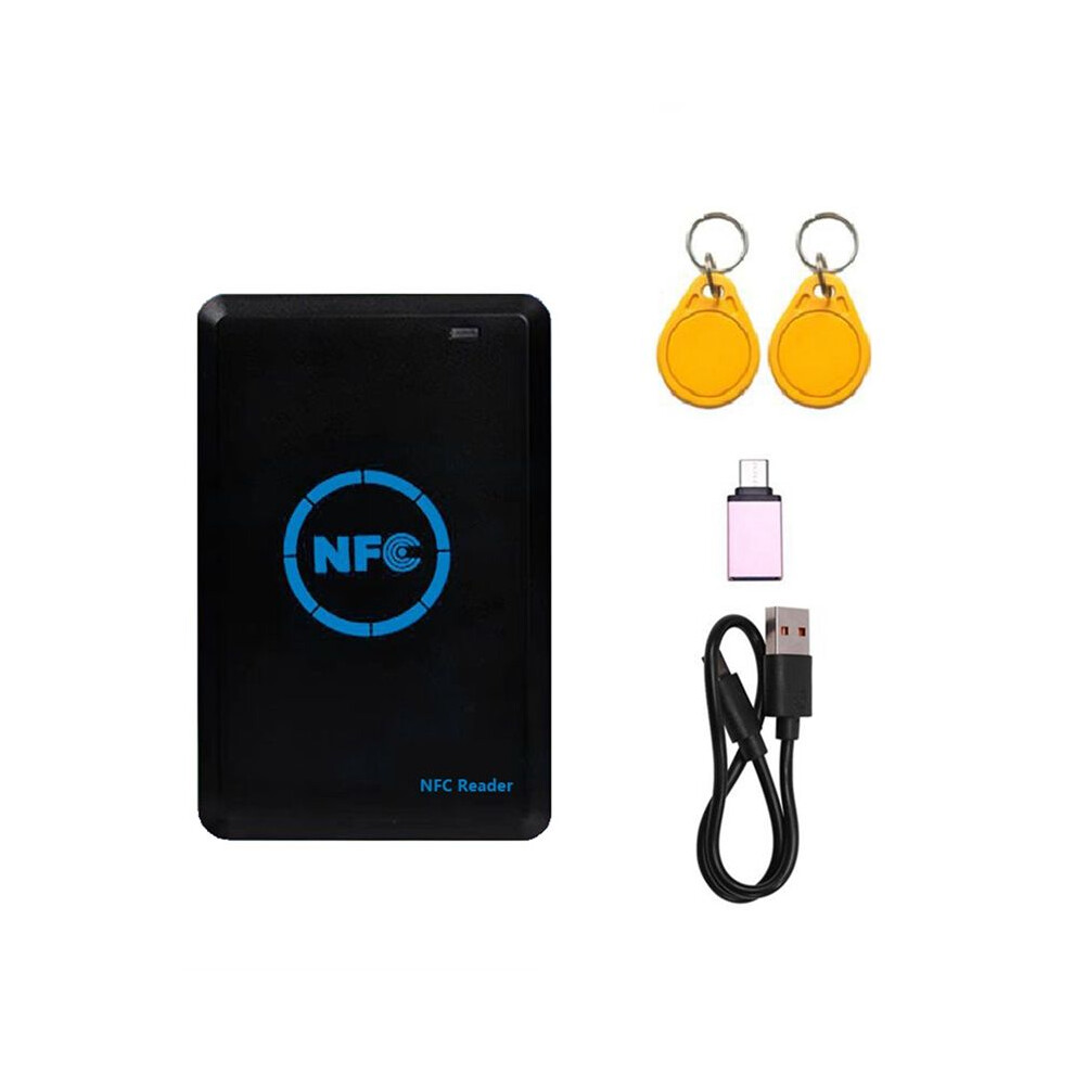 Nfc Chip Reader/Writer+2Xuid Keychain 125K 13.56M Copier Hid Duplicator Tag Clone Id Ic Keychain Key Copy 6031192262871