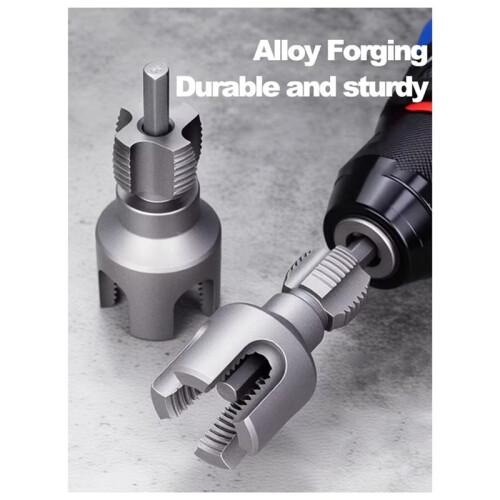 4 Points Pvc Pipe Threader Kit Internal/External Thread Fast Thread Tap PPR Water Pipe Opener Tap Waterpipe Tapping Tool 2