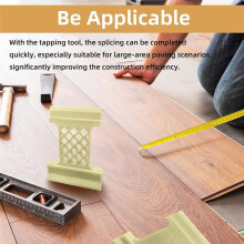 4 in 1 Laminate Flooring Tools, 2Pcs Tapping Block for Laminate Plank and Wood Flooring Installation, Large