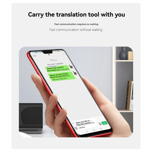 Two Way Easy Translation  Voice Language Translator  40 Languages Instant Real- Language Translator A 1