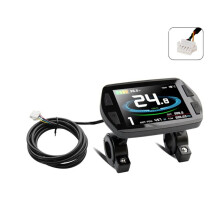 KT-8YU KT Ebike Color LCD Display Meter 24V 36V 48V SM Conexão Ebike Display Inteligente