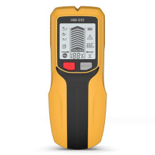 Väggskanner Metalldetektor Elektrisk Metall Trä Dubbar AC Live Wires Finder med LCD-Skärm Gul