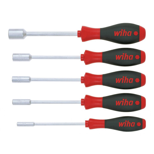 Wiha Wiha Softfinish Hex Nut Driver Set, 5 Piece