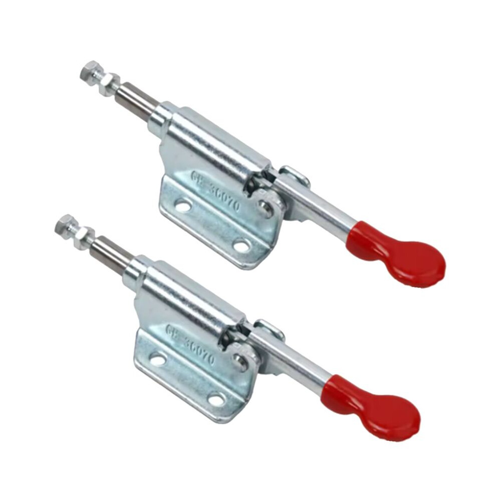2Pcs Gh-36070 Toggle Push/Pull Quick Release Toggle Clamp Hand Fixation Tool Workpiece Holder Tool Fixture 6033826219800
