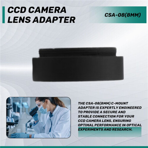 CSA-08(8mm) C-Mount Adapter CCD Camera Lens Adapter Thread Adapter Sleeve for Optical Experiment Research 2