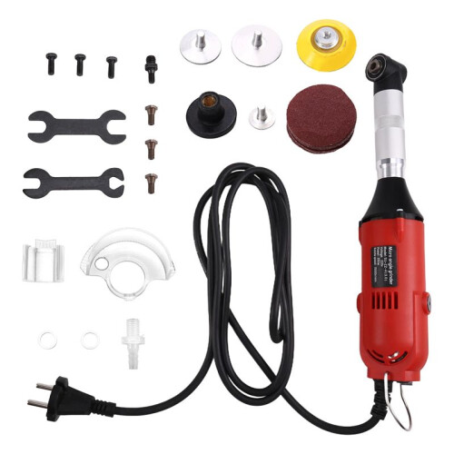 350W 90 Degree Speed Adjustable Electric Elbow Ceramic Tile Sewing Machine Tile Cleaning Tools Kit EU Plug 1