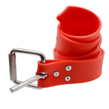 1.5M Adjustable Scuba Diving Weight Belt with 316 Stainless Steel Buckle Load-Bearing Diving Gear Accessories Red