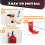 Fire Extinguishe Mount, Wall Hook, Fire Extinguishe Bracket  to 40 Lbs Extinguishers, Suitable for Fire 12 Pack 1
