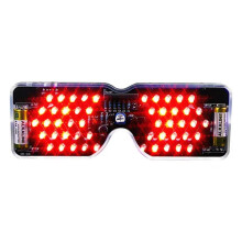 Light Glasses Soldering Practice Kit Sound Activated LED Eyeglasses DIY Electronics Kit for School Learning Project,C