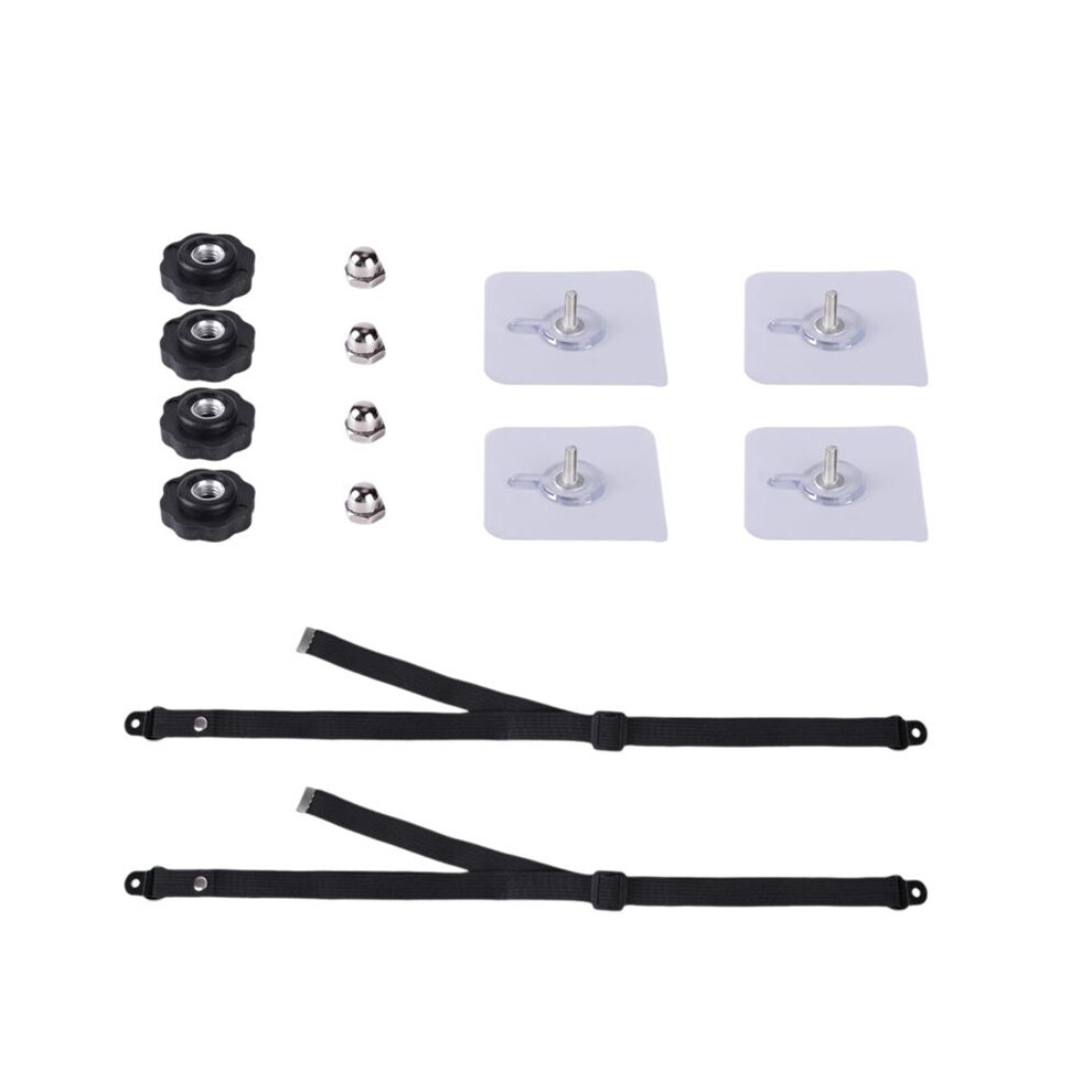 Jojomino 2 Pack Adjustable Tv Safety Straps, No-Drill Adhesive Tv Anchors For Baby Proofing, Premium Tv Furniture Anti Tip Straps