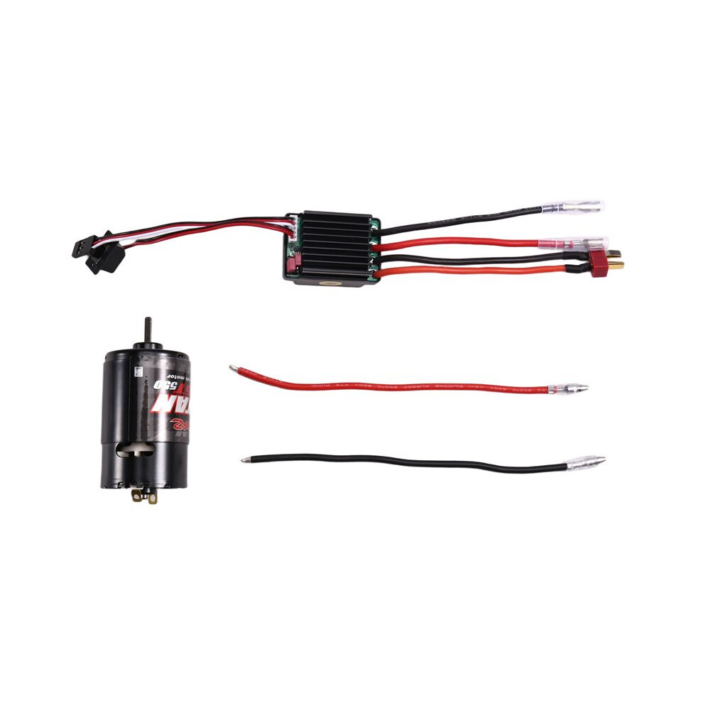550 Brushed Motor Waterproof Esc 320A Speed Control Combination Set For 1/10 Rc Car Crawler Axial Scx10 55T 6033906241516