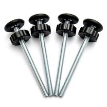 4Pcs Universal Baby Gate Threaded Spindle Rod, M8 Replacement Bolt Part for Baby & Pet Pressure Mounted Safety Gates B