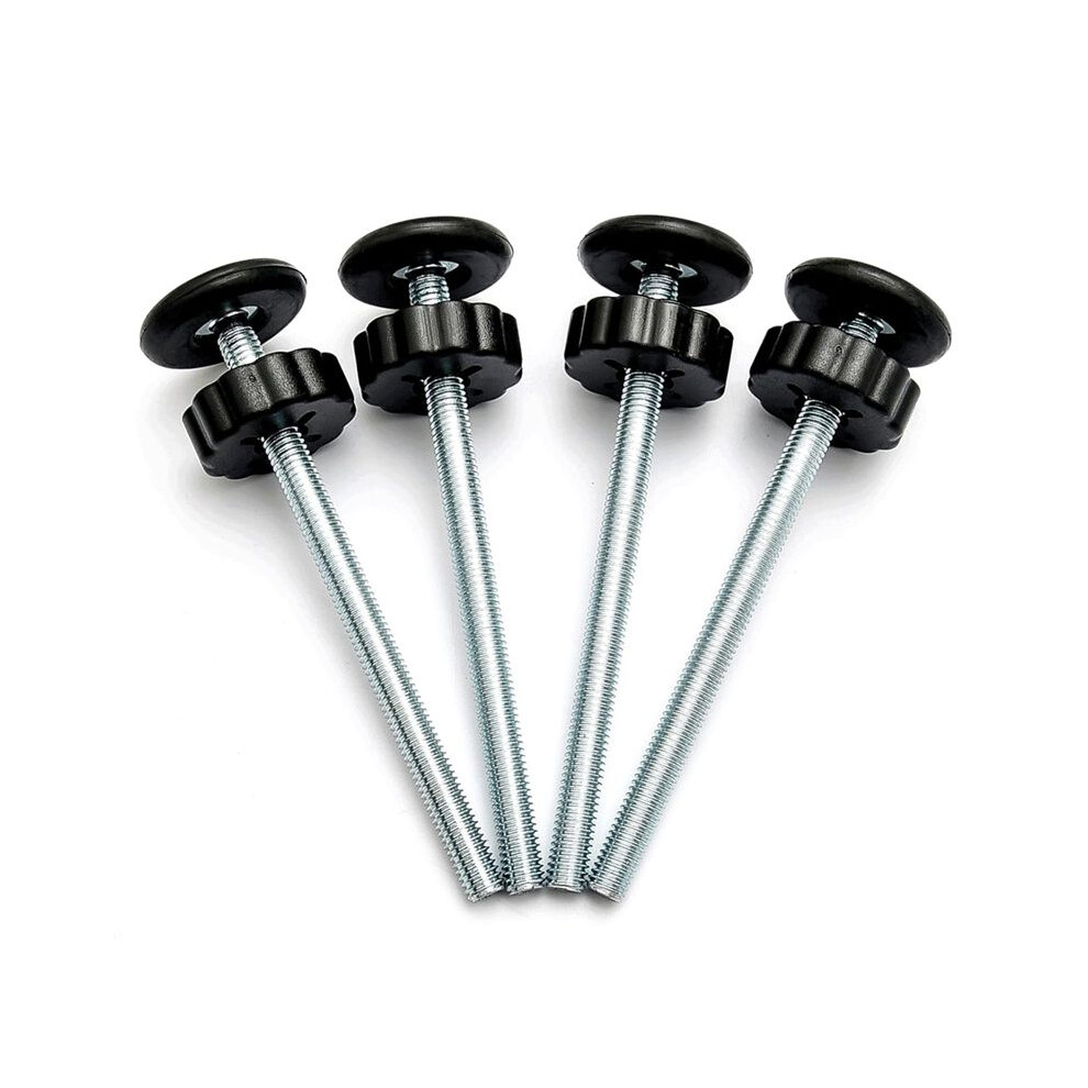 Jojomino 4Pcs Universal Baby Gate Threaded Spindle Rod, M8 Replacement Bolt Part For Baby & Pet Pressure Mounted Safety Gates B