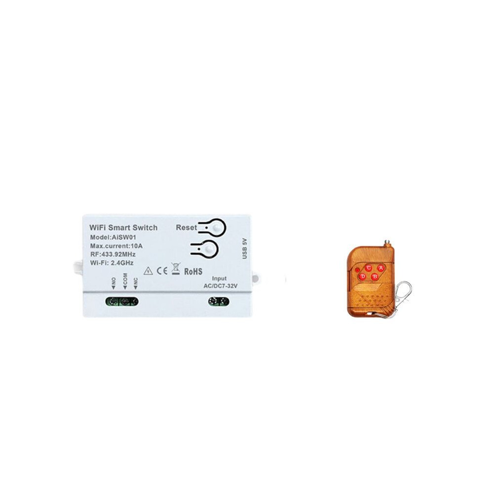 For Home App Wifi Diy Timer 7-32V Remote+433Mhz Remote Home Automation Module Smartlife 4711693612338