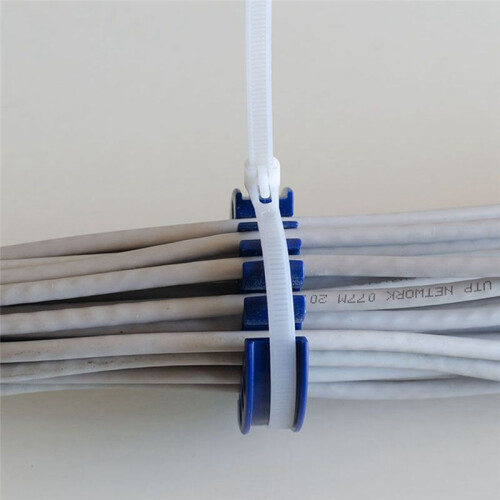 Cable Organizing Tool Network Cable Bundle Kit with Hook and Loop Fastener, Wire Comb for Data Center, Server Rooms 2