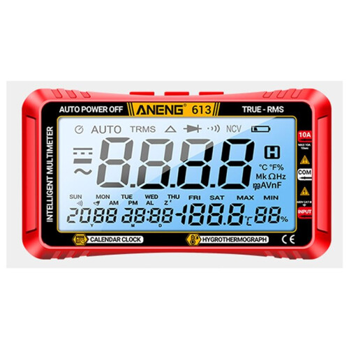ANENG  Multimeter Real- Power-Off Measuring Tester AC/ Ammeter Voltmeter 4000 Count Digital Multimetro Tester 1