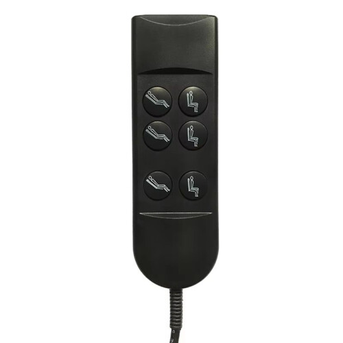New 5A Round Button Sofa Lift Controller Single Motor Controller for Home Appliance 22AWG 4 Core Wire Rocker 2